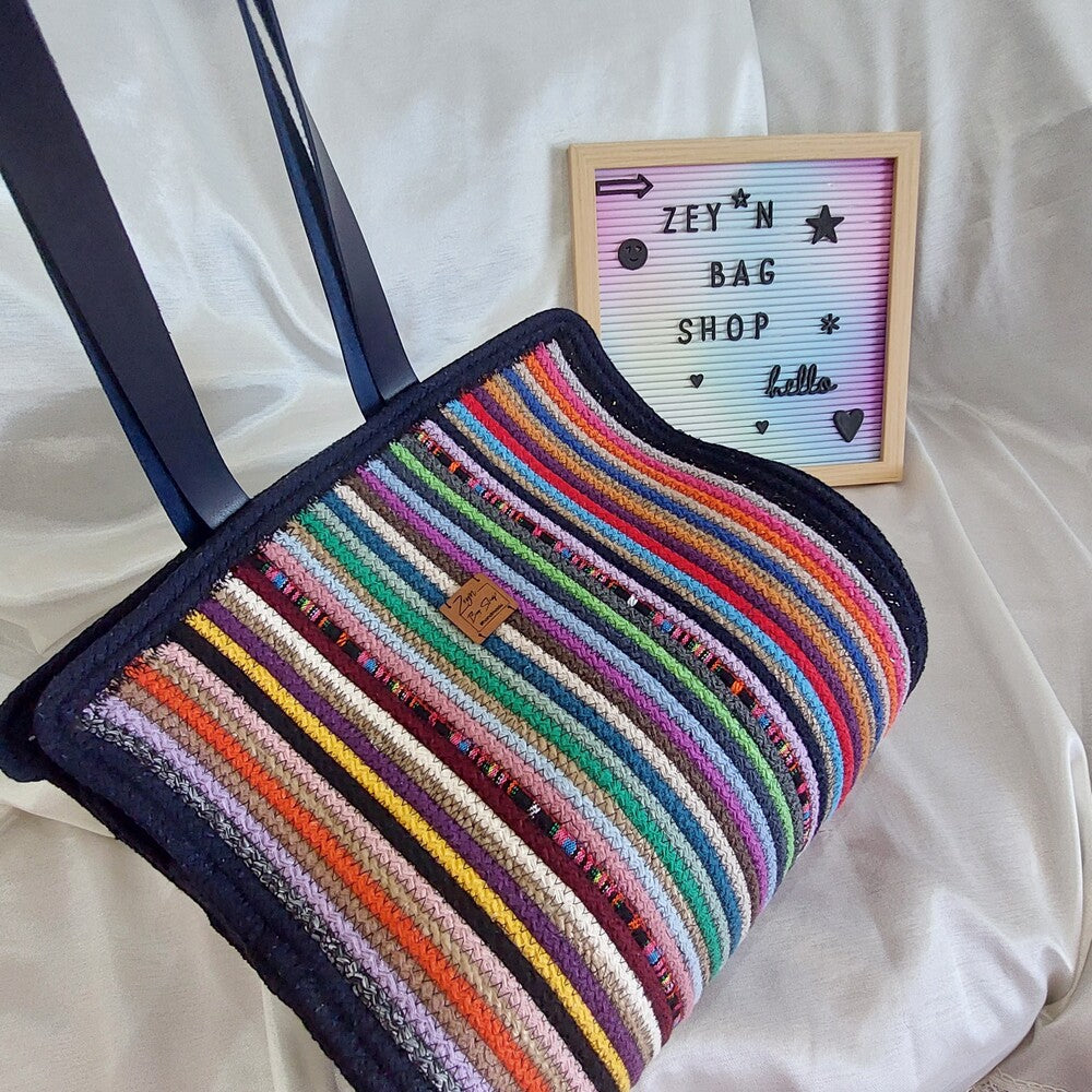 Multicolor Cotton Bag,Vintage,Hand Women Bag,Handmade