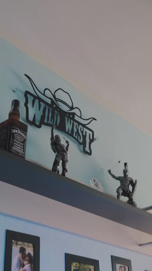 Tree Horse Metal Wall Decor, Metal Wall Decoration, Car Silhouette, Metal Wall Art